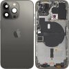 Capac Baterie Apple iPhone 13 Pro, Cu Carcasa Mijloc, Negru, Swap 
