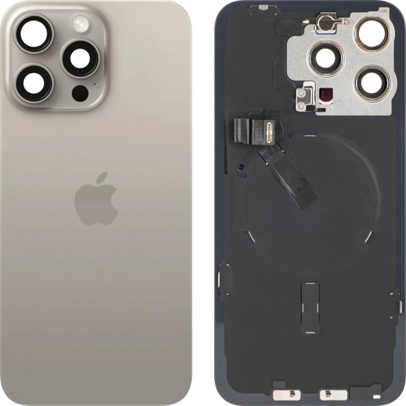 Capac Baterie Apple iPhone 15 Pro Max, Bej, Swap