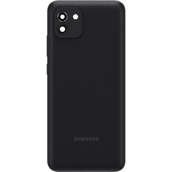 Capac Baterie Samsung Galaxy A03 A035, Versiune F, Negru 