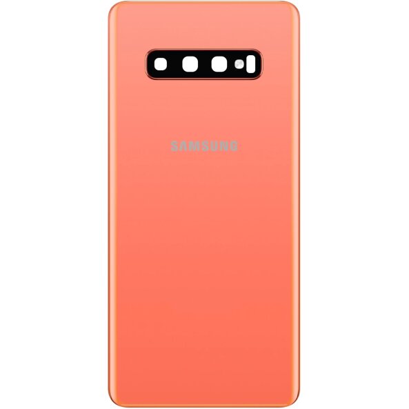 Capac Baterie Samsung Galaxy S10+ G975, Roz (Flamingo Pink), Service Pack GH82-18378D 