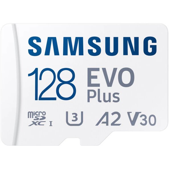 Card Memorie microSDXC Samsung Evo Plus, 128Gb, Clasa 10 / UHS-1 U3, Cu Adaptor MB-MC128SA/EU 