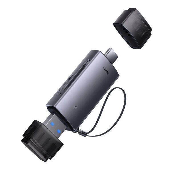 Cititor Card USB / USB-C Baseus Lite, SD - microSD, Gri WKQX060113 