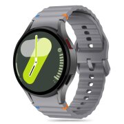 Curea Tech-Protect Silicone Sport pentru Samsung Galaxy Watch7 / Watch FE / Watch6 / Watch5 / Watch4 Series, Gri 