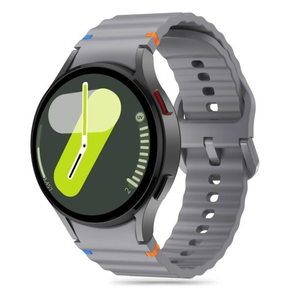 Curea Tech-Protect Silicone Sport pentru Samsung Galaxy Watch7 / Watch FE / Watch6 / Watch5 / Watch4 Series, Gri 