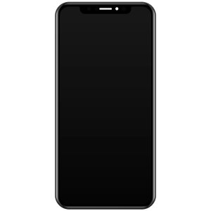 Display cu Touchscreen Apple iPhone XR, cu Rama, Negru