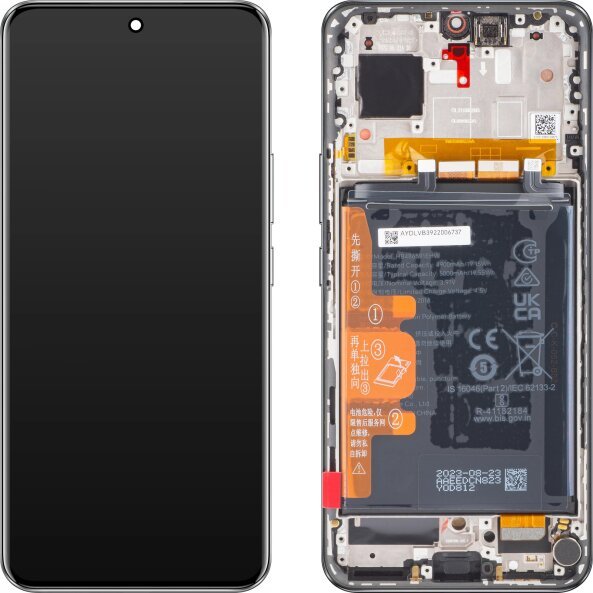 Display cu Touchscreen Honor 90, cu Rama si Acumulator, Negru (Midnight Black), Service Pack 0235AGDN 