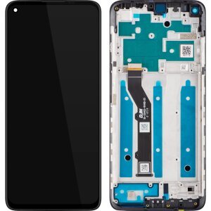 Display cu Touchscreen Motorola Moto G9 Plus, cu Rama, Negru, Swap 5D68C17281 