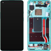 Display cu Touchscreen OnePlus 8T, cu Rama, Verde (Aquamarine Green), Service Pack 2011100214 