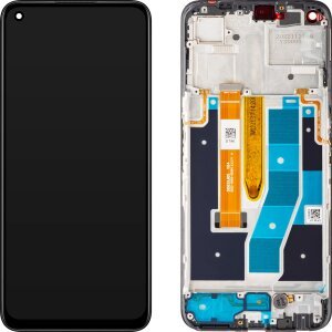 Display cu Touchscreen OnePlus Nord CE 2 Lite 5G, cu Rama, Negru, Service Pack 2011100429 