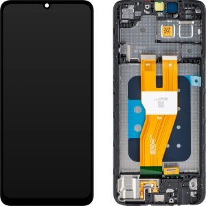 Display cu Touchscreen Samsung Galaxy A05 A055, cu Rama, Negru, Service Pack GH81-24189A 