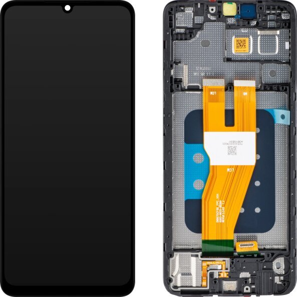 Display cu Touchscreen Samsung Galaxy A05 A055, cu Rama, Negru, Service Pack GH81-24189A 