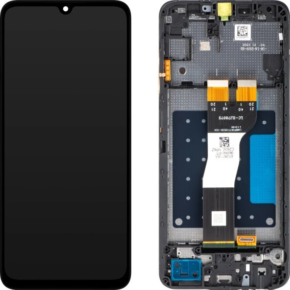 Display cu Touchscreen Samsung Galaxy A05s A057, cu Rama, Negru, Service Pack GH81-24364A 