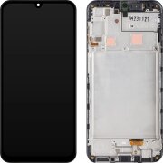 Display cu Touchscreen Samsung Galaxy A24 4G A245, cu Rama, Negru, Service Pack GH82-31240A 