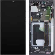 Display cu Touchscreen Samsung Galaxy Note 20 Ultra 5G N986 / Note 20 Ultra N985, cu Rama, Negru (Mystic Black), Service Pack GH82-31453A 