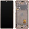 Display cu Touchscreen Samsung Galaxy S20 FE G780, cu Rama, Portocaliu, Service Pack GH82-24219F 
