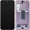 Display cu Touchscreen Samsung Galaxy S23 S911, cu Rama, Roz (Lavender), Service Pack GH82-30480D