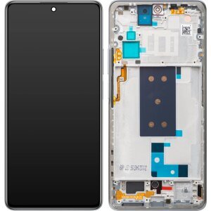 Display cu Touchscreen Xiaomi 11T, cu Rama, Argintiu, Service Pack 560003K11R00