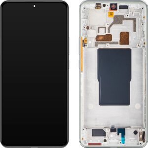 Display cu Touchscreen Xiaomi 12T Pro, cu Rama, Argintiu, Service Pack 560004L12U00 