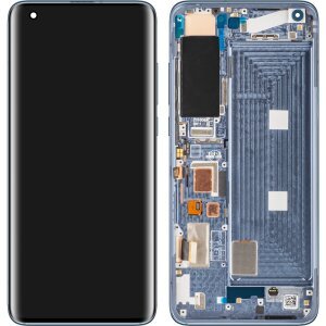 Display cu Touchscreen Xiaomi Mi 10 Pro 5G, cu Rama, Negru (Solstice Grey), Service Pack 56000400J100 