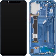 Display cu Touchscreen Xiaomi Mi 8, cu Rama, Albastru, Service Pack 561010006033 