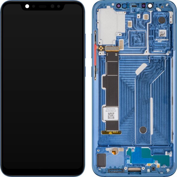 Display cu Touchscreen Xiaomi Mi 8, cu Rama, Albastru, Service Pack 561010006033 