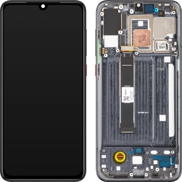 Display cu Touchscreen Xiaomi Mi 9 Pro 5G, cu Rama, Negru (Titanium Black), Service Pack 5600030F1X00 
