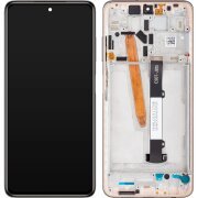 Display cu Touchscreen Xiaomi Poco X3 Pro, cu Rama, Maro (Metal Bronze), Service Pack 560004J20S00 