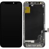 Display cu Touchscreen ZY pentru Apple iPhone 12 mini, cu Rama, Versiune LCD In-Cell, Negru 