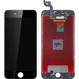Display cu Touchscreen ZY pentru Apple iPhone 6s Plus, cu Rama, Premium Plus, Negru 