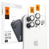 Folie de protectie Camera spate Spigen EZ FIT pentru Apple iPhone 16 Plus / 16, Sticla Securizata, Set 2 bucati, Transparenta AGL07921 