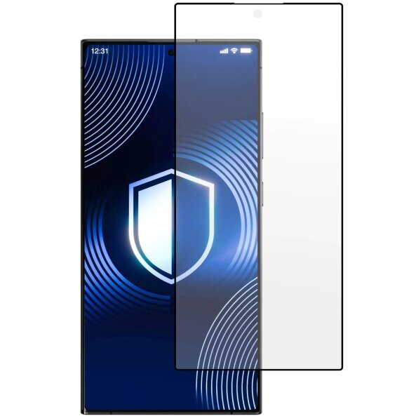Folie de protectie Ecran 3MK HardGlass Matt Max pentru Samsung Galaxy S24 Ultra S928, Sticla Securizata, Full Glue, Neagra