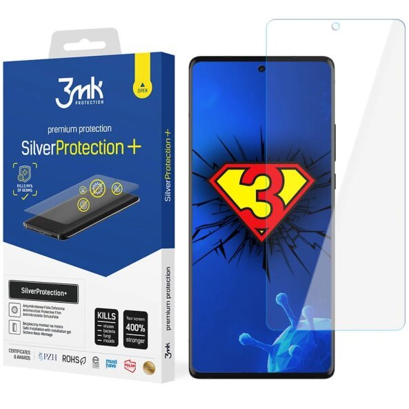 Folie de protectie Ecran 3MK Silver Protect+ pentru Motorola Edge 30 Ultra, Plastic 