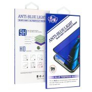 Folie de protectie Ecran Anti Blue Light OEM pentru Samsung Galaxy A54 A546, Sticla Securizata, Full Glue, Neagra