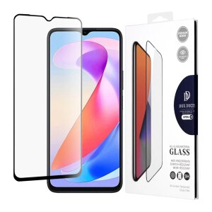 Folie de protectie Ecran DUX DUCIS pentru Honor X6a, Sticla Securizata, Edge Glue, Neagra 