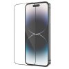 Folie de protectie Ecran HOCO pentru Apple iPhone 14 Pro Max, Sticla Securizata, Full Glue, Set 25 bucati, Neagra