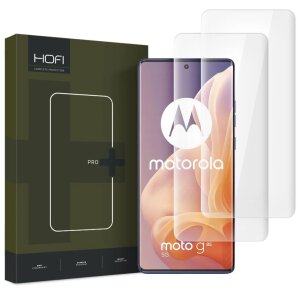 Folie de protectie Ecran HOFI PRO+ pentru Motorola Moto G85, Sticla Securizata, UV Glue, Set 2 bucati 