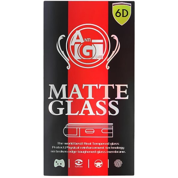 Folie de protectie Ecran OEM pentru Samsung Galaxy A05s A057, Sticla Securizata, Full Glue, 6D, Neagra