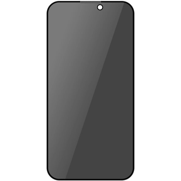 Folie de protectie Ecran Privacy OEM OG Premium pentru Apple iPhone 14 / 13 Pro / 13, Sticla Securizata, Full Glue 