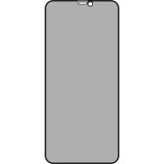 Folie de protectie Ecran Privacy OEM pentru Apple iPhone 11 Pro / XS / X, Sticla Securizata, Full Glue, 5D 