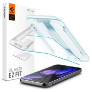 Folie de protectie Ecran Spigen EZ FIT pentru Google Pixel 9 / 9 Pro, Sticla Securizata, Full Glue, Set 2 bucati, 2.5D AGL08442 