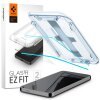 Folie de protectie Ecran Spigen EZ FIT pentru Samsung Galaxy S24 S921, Sticla Securizata, Full Glue, Set 2 bucati 