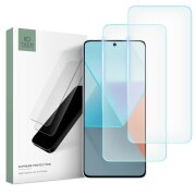 Folie de protectie Ecran Tech-Protect Supreme pentru Xiaomi Redmi Note 13 5G / Note 13 Pro, Sticla Securizata, Full Glue, Set 2 bucati, 2.5D