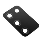 Geam Camera Spate Samsung Galaxy A02s A025G, cu Rama, Negru 