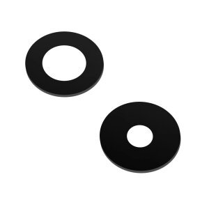 Geam Camera Spate Samsung Galaxy A35 5G A356, Wide + UltraWide + Macro, Negru