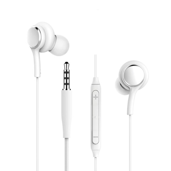 Handsfree 3.5mm WiWu EB310, Alb 