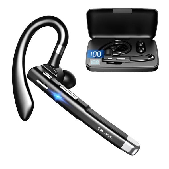 Handsfree Bluetooth Blavec Discover 55, MultiPoint, A2DP, Negru 
