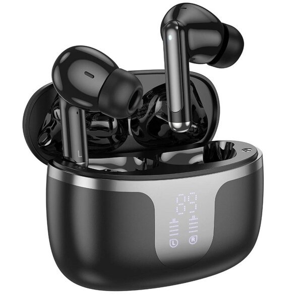 Handsfree Bluetooth HOCO EQ10, TWS, Negru 