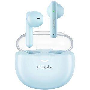 Handsfree Bluetooth Lenovo LP1 Pro, TWS, Albastru 