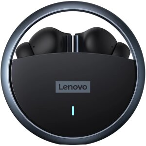 Handsfree Bluetooth Lenovo LP60, TWS, Negru 