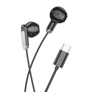 Handsfree USB-C Borofone BM89 Surpass, Negru 